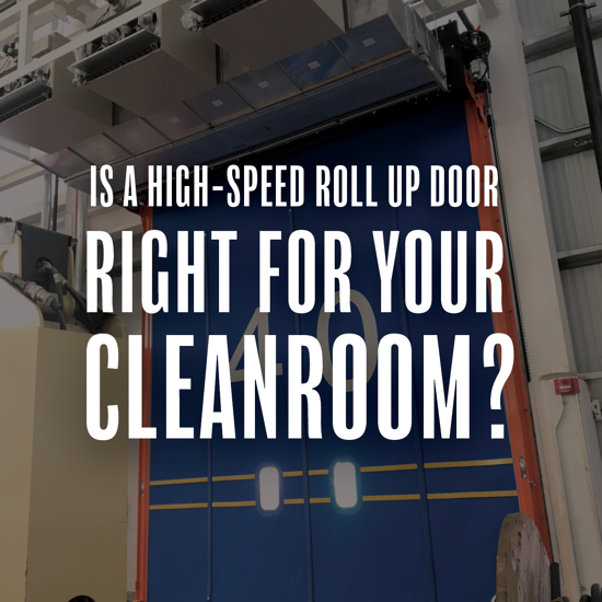 这是一个高速卷起的门，适合你的洁净室吗？