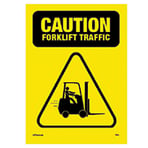 forklift-warning sign-yellow