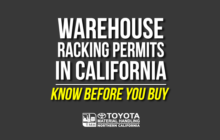 加利福尼亚州在购买之前知道仓库机架许可证